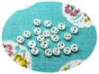 画像1: ドール用 3mmボタン／1.白【20個入】 (1)