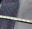 画像3: 【0221】ドットチュールメッシュ縦30cm×横110cm／紺×濃いピンク (3)