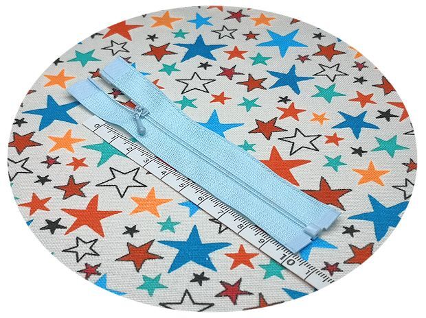 ドール用 10cmミニオープンファスナー／8.みずいろ - Pb'-factory webshop