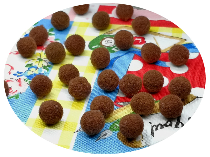 10mmボンテン／33.こげ茶【20個入、30個入】