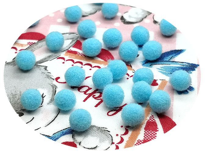 8mmボンテン／16.水色【20個入、40個入】