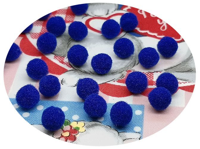 8mmボンテン／17.ロイヤルブルー【20個入、40個入】