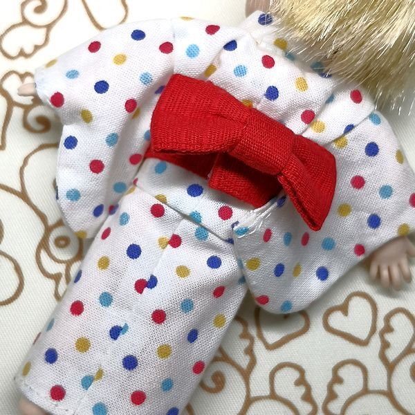 ドレスキット・C女の子カラフルドット浴衣セット 8cmサイズ用 - Pb'-factory webshop